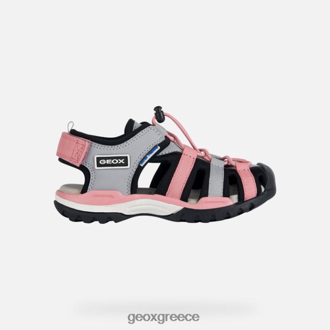 4DBLR01010 γκρι/μαύρο Geox κοπέλα borealis