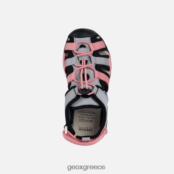 4DBLR01010 γκρι/μαύρο Geox κοπέλα borealis