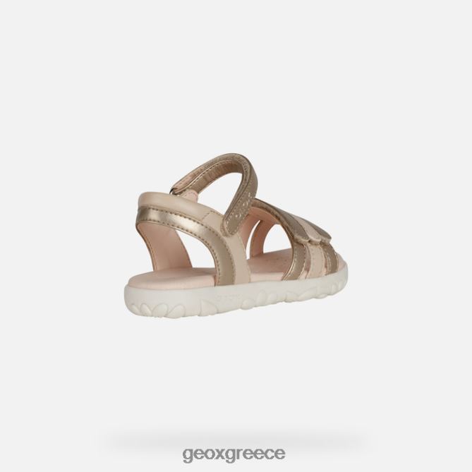 4DBLR01025 πλατίνα Geox σανδάλι κορίτσι από την Αϊτή