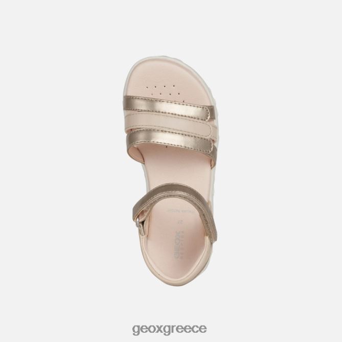 4DBLR01025 πλατίνα Geox σανδάλι κορίτσι από την Αϊτή