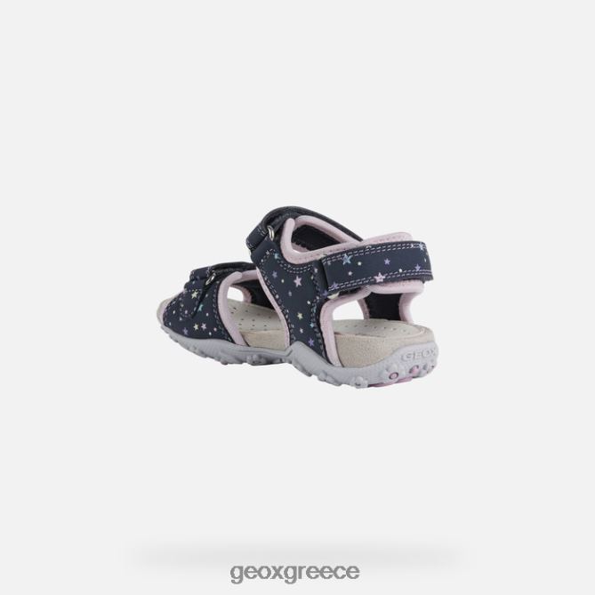 4DBLR01039 ναυτικό/ροζ Geox Ρωξάνη κορίτσι