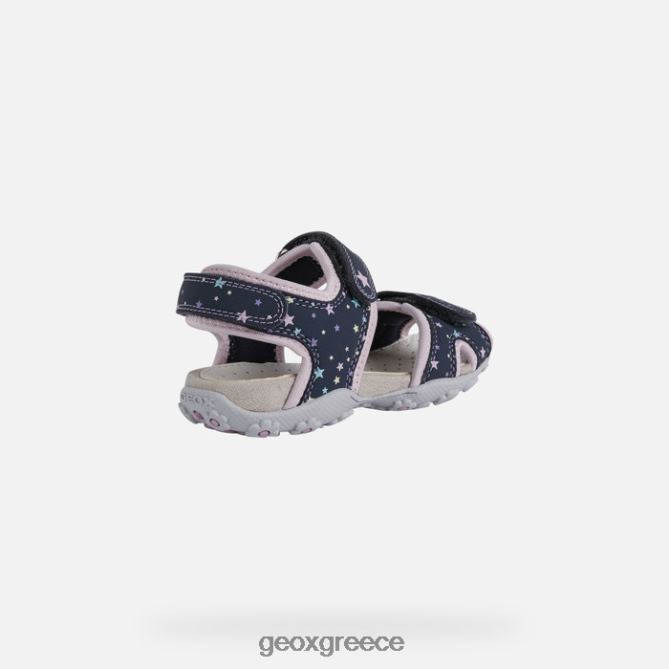 4DBLR01039 ναυτικό/ροζ Geox Ρωξάνη κορίτσι