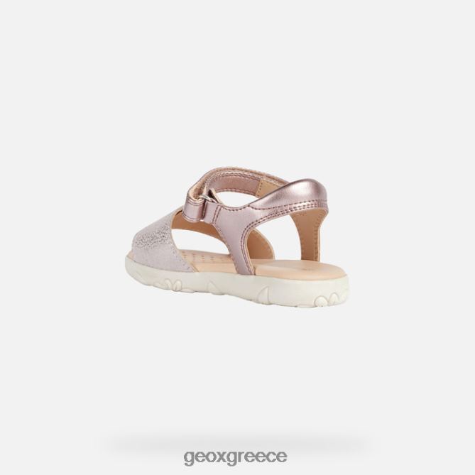 4DBLR01058 ελαφρύ τριαντάφυλλο Geox σανδάλι κορίτσι από την Αϊτή