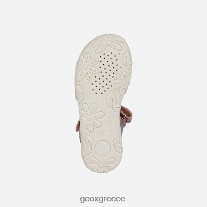 4DBLR01058 ελαφρύ τριαντάφυλλο Geox σανδάλι κορίτσι από την Αϊτή