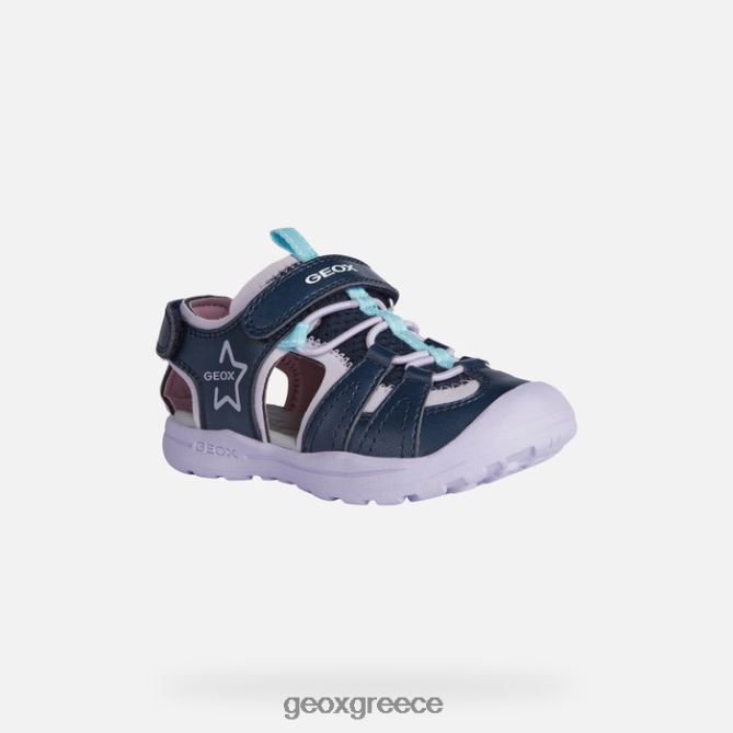 4DBLR01069 ναυτικό/ορχιδέα Geox κορίτσι vaniett