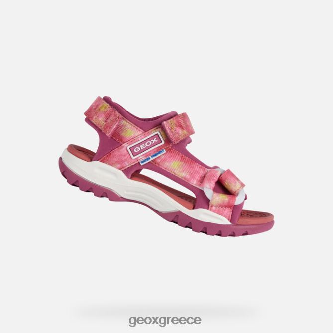 4DBLR01080 κυκλάμινο/ελαφρύ κοράλλι Geox κοπέλα borealis