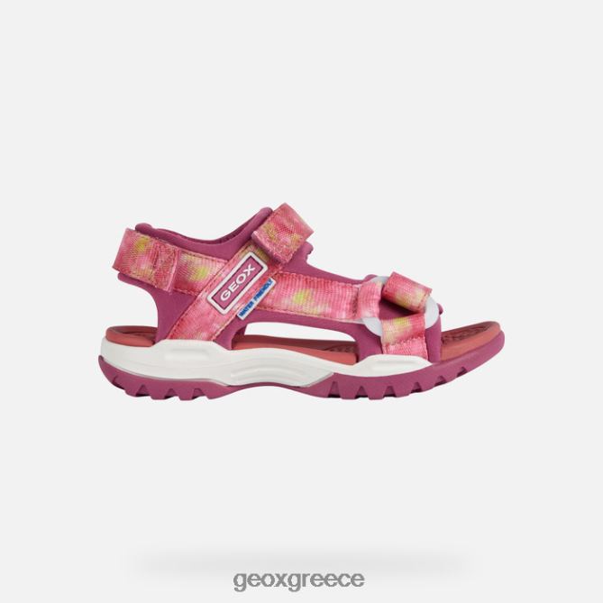 4DBLR01080 κυκλάμινο/ελαφρύ κοράλλι Geox κοπέλα borealis