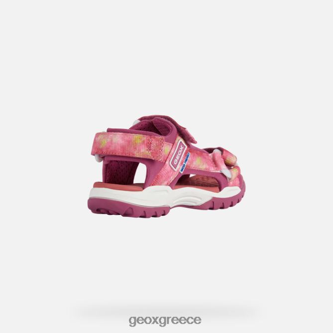 4DBLR01080 κυκλάμινο/ελαφρύ κοράλλι Geox κοπέλα borealis