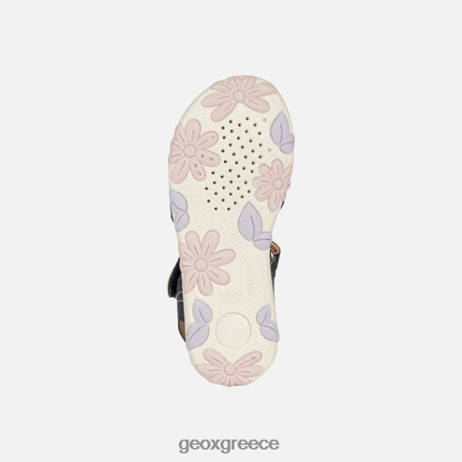 4DBLR01087 ναυτικό/ροζ Geox σανδάλι κορίτσι από την Αϊτή