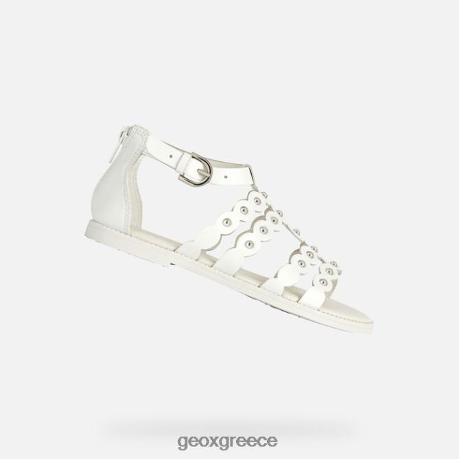 4DBLR01105 άσπρο Geox σανδάλι karly κορίτσι