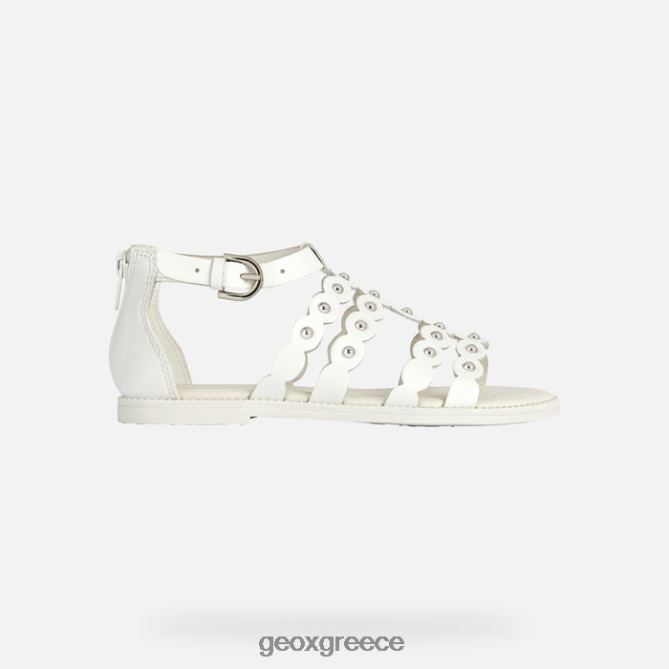 4DBLR01105 άσπρο Geox σανδάλι karly κορίτσι