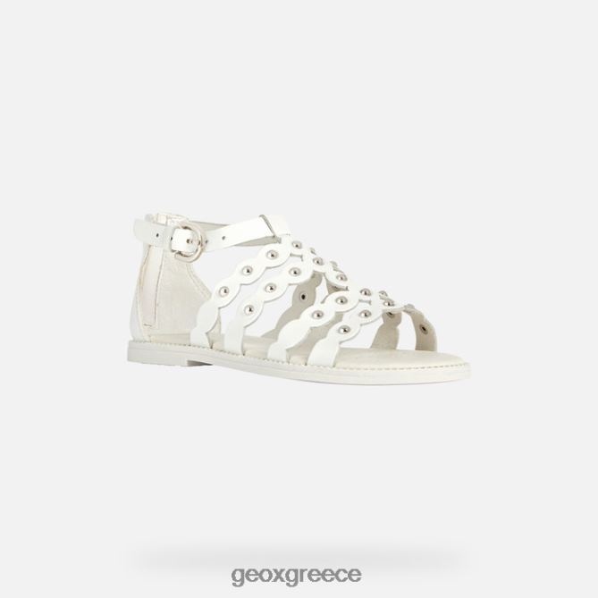 4DBLR01105 άσπρο Geox σανδάλι karly κορίτσι