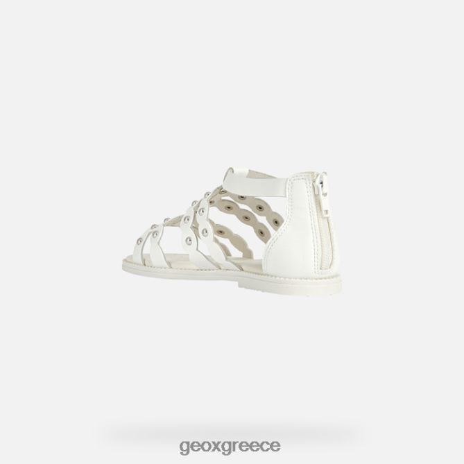 4DBLR01105 άσπρο Geox σανδάλι karly κορίτσι