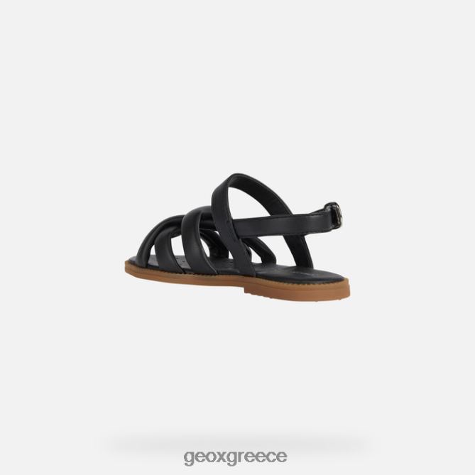 4DBLR01107 μαύρος Geox σανδάλι karly κορίτσι