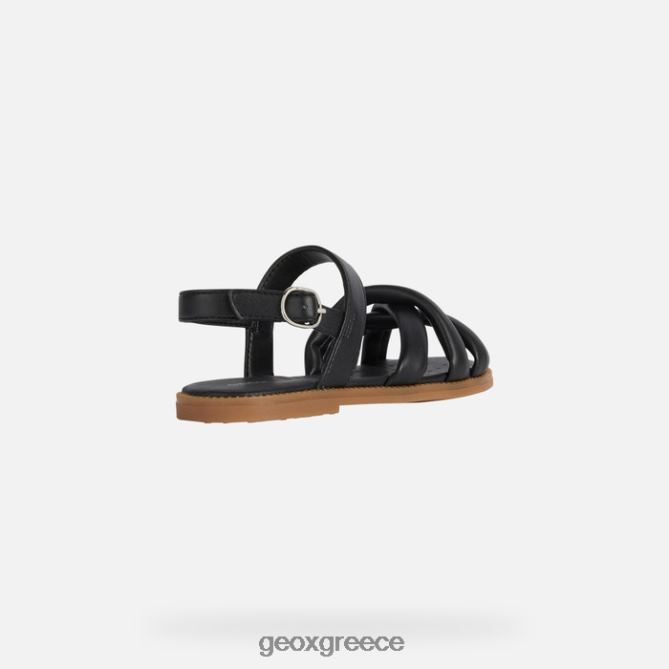 4DBLR01107 μαύρος Geox σανδάλι karly κορίτσι