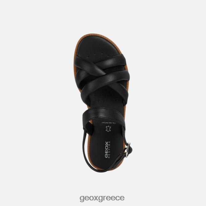 4DBLR01107 μαύρος Geox σανδάλι karly κορίτσι