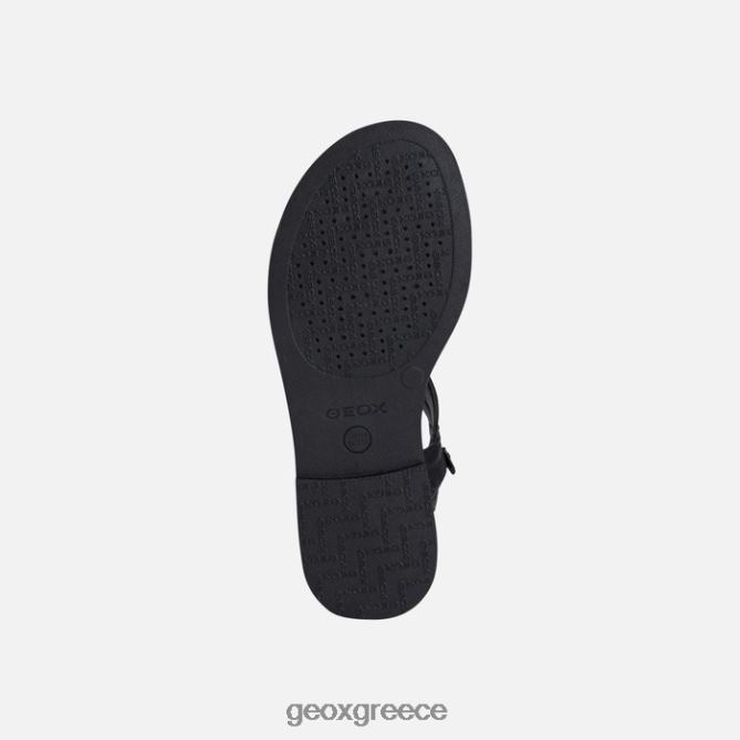 4DBLR01109 μαύρος Geox σανδάλι karly κορίτσι