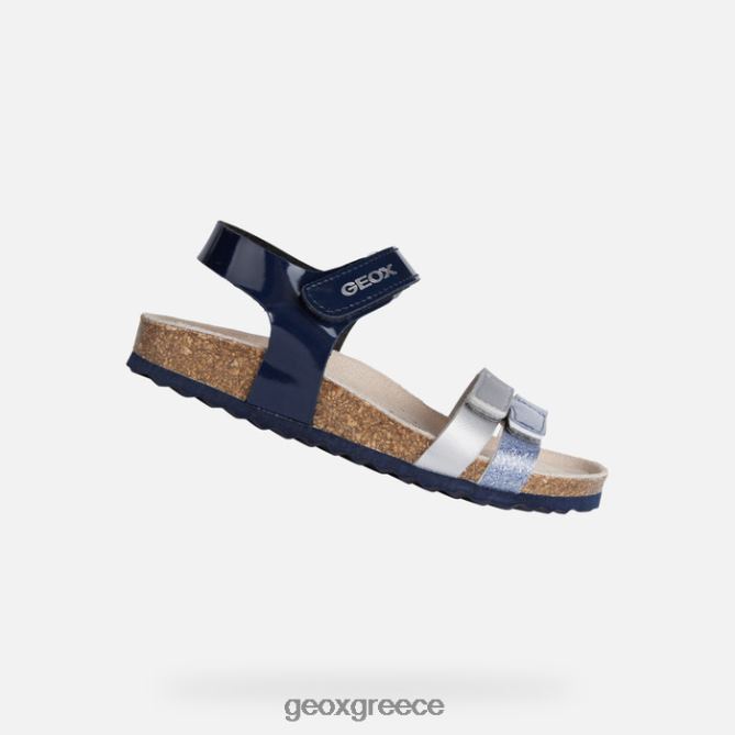 4DBLR01122 ναυτικό/ασημί Geox κορίτσι adriel