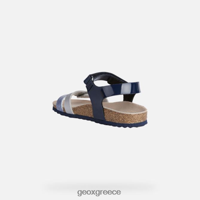 4DBLR01122 ναυτικό/ασημί Geox κορίτσι adriel