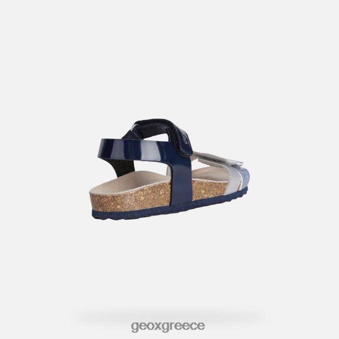 4DBLR01122 ναυτικό/ασημί Geox κορίτσι adriel