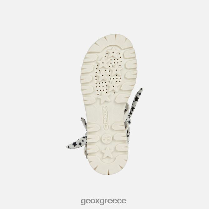 4DBLR01139 άσπρο Geox σανδάλι starblush κορίτσι