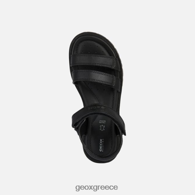 4DBLR01144 μαύρος Geox σανδάλι starblush κορίτσι