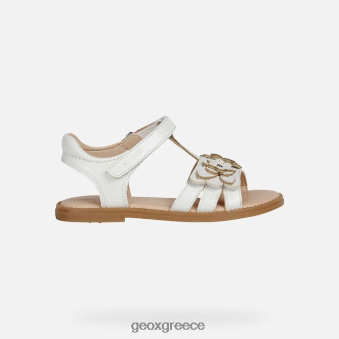 4DBLR01150 άσπρο Geox σανδάλι karly κορίτσι