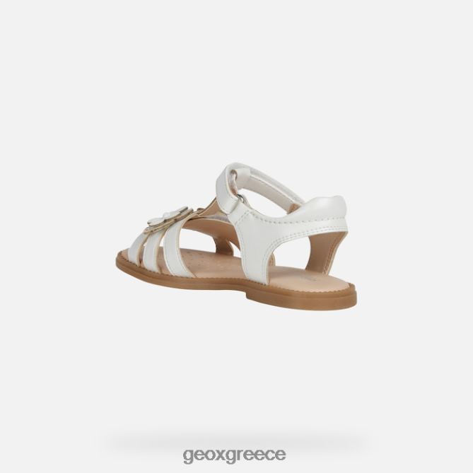 4DBLR01150 άσπρο Geox σανδάλι karly κορίτσι