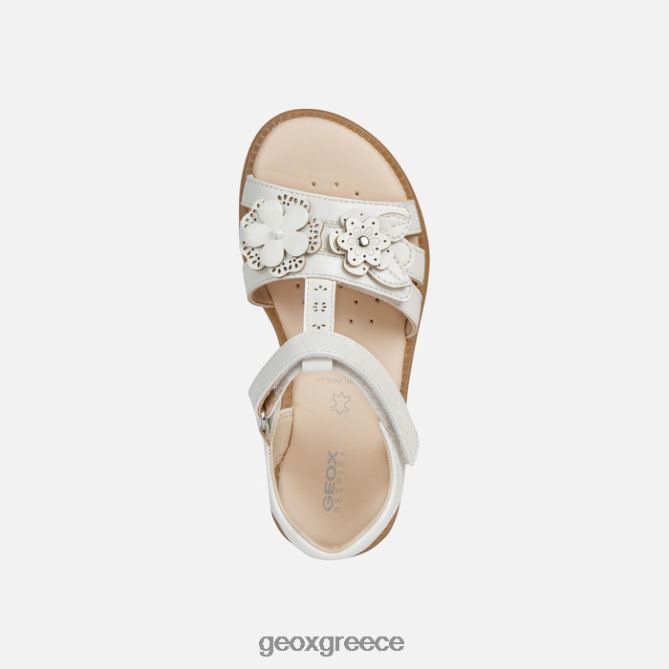 4DBLR01150 άσπρο Geox σανδάλι karly κορίτσι