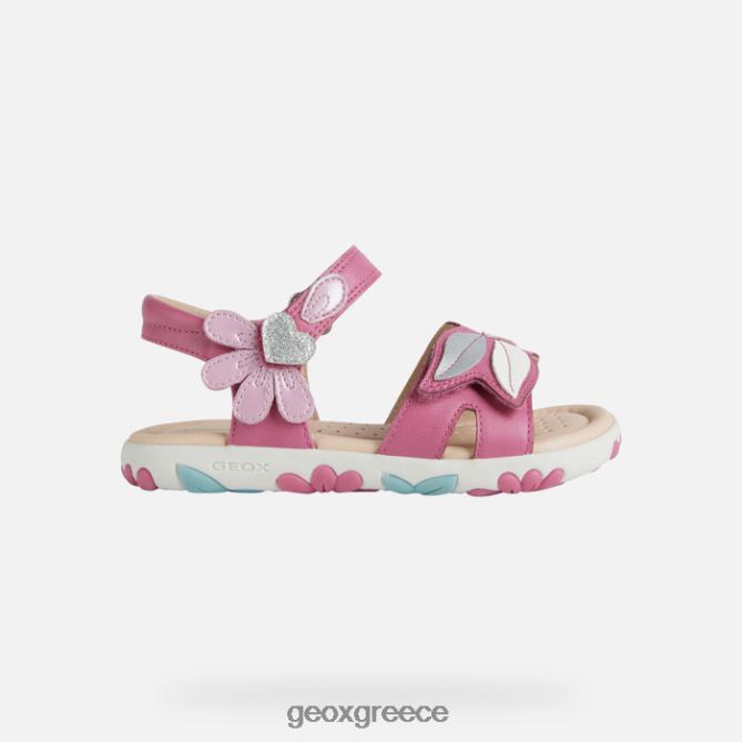 4DBLR01176 φούξια/δκ ροζ Geox σανδάλι κορίτσι από την Αϊτή