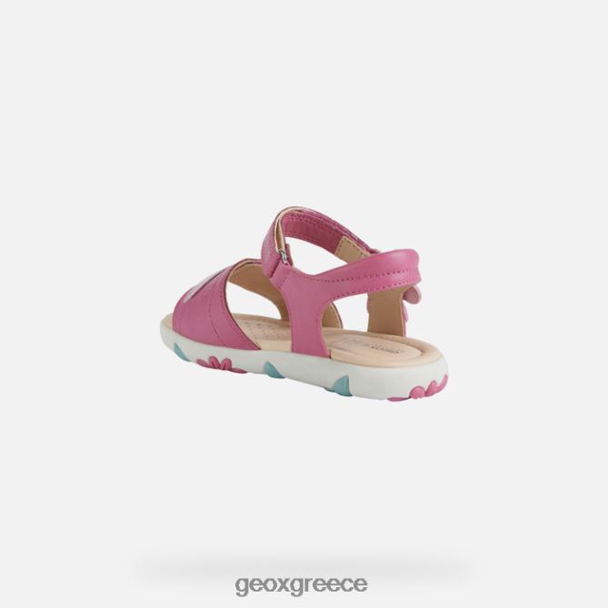 4DBLR01176 φούξια/δκ ροζ Geox σανδάλι κορίτσι από την Αϊτή