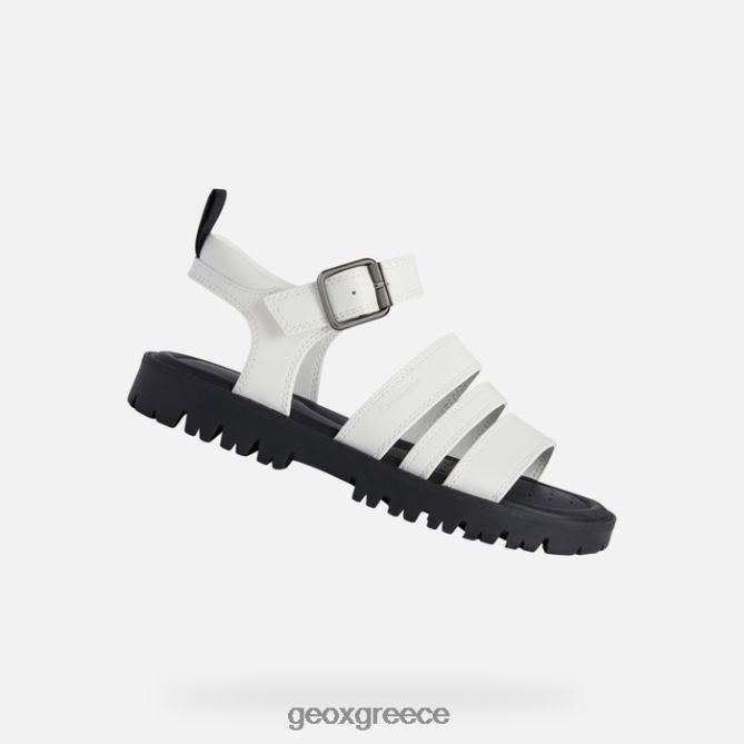 4DBLR01224 άσπρο Geox σανδάλι starblush κορίτσι