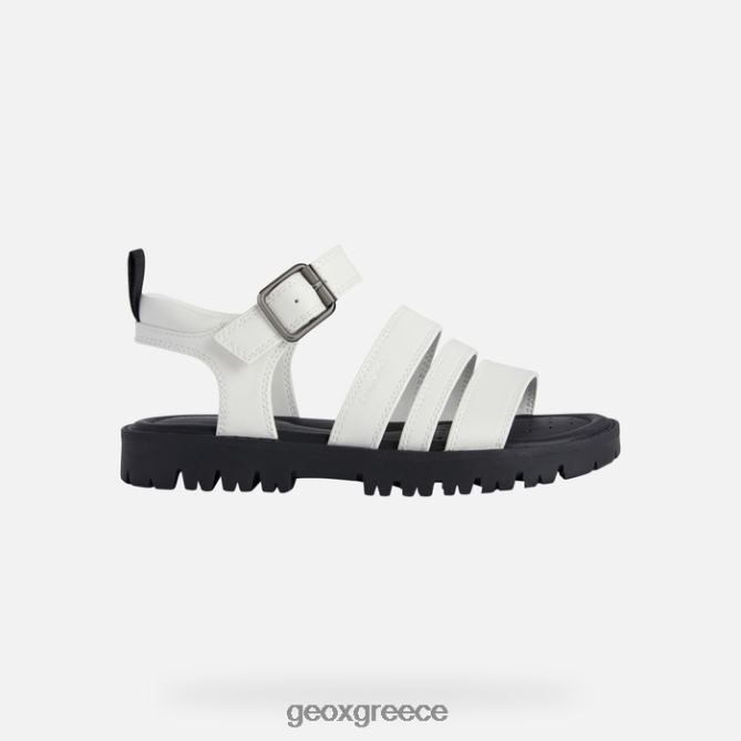 4DBLR01224 άσπρο Geox σανδάλι starblush κορίτσι
