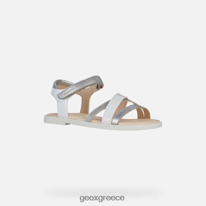 4DBLR01225 άσπρο Geox σανδάλι karly κορίτσι