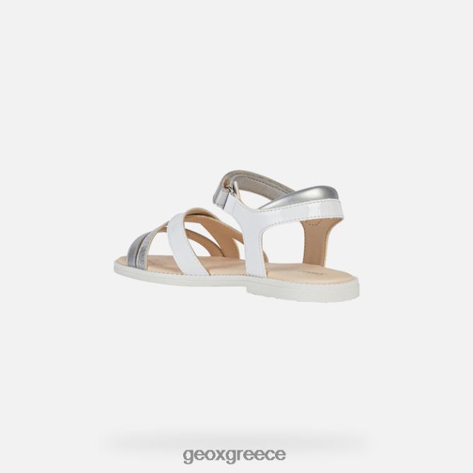 4DBLR01225 άσπρο Geox σανδάλι karly κορίτσι