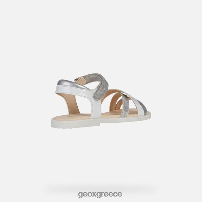 4DBLR01225 άσπρο Geox σανδάλι karly κορίτσι