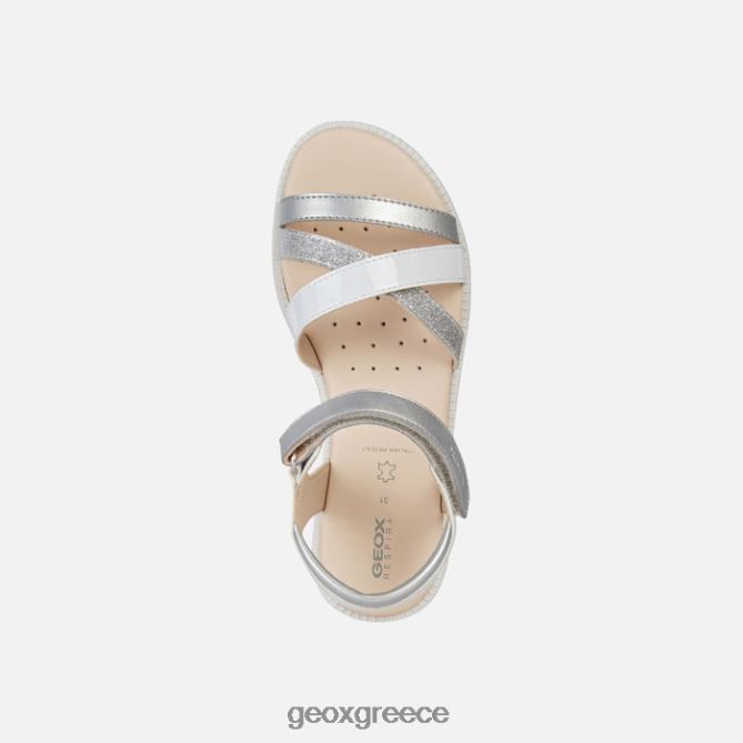 4DBLR01225 άσπρο Geox σανδάλι karly κορίτσι