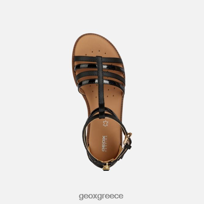 4DBLR01873 μαύρος Geox σανδάλι karly κορίτσι