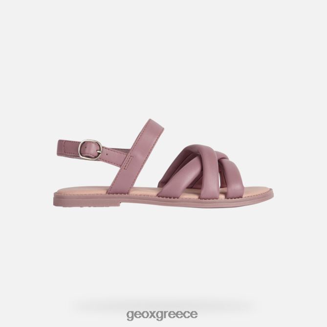 4DBLR01881 σκούρο τριαντάφυλλο Geox σανδάλι karly κορίτσι
