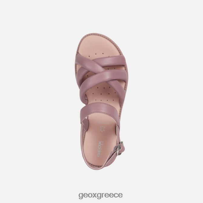 4DBLR01881 σκούρο τριαντάφυλλο Geox σανδάλι karly κορίτσι