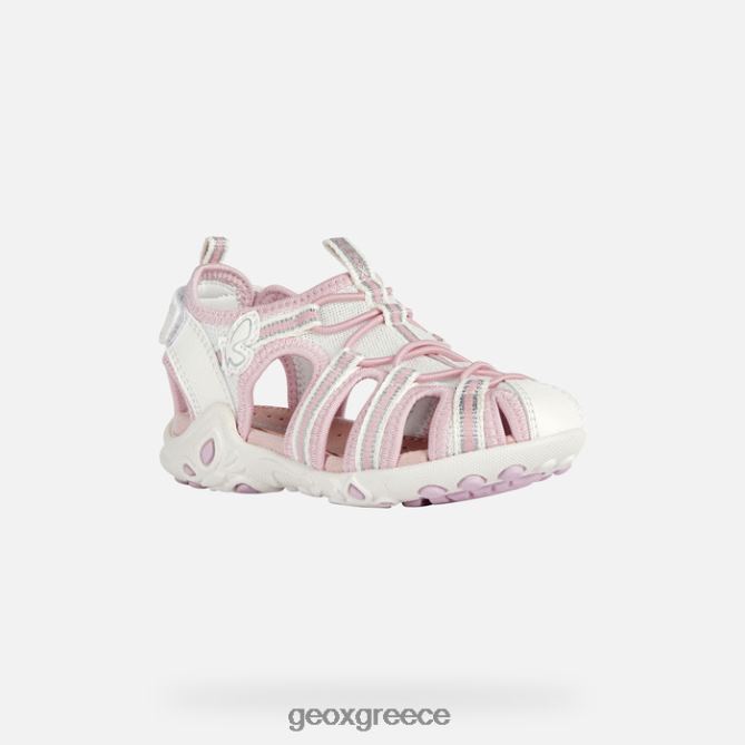 4DBLR01883 λευκό/ροζ Geox σανδάλι whinberry κορίτσι