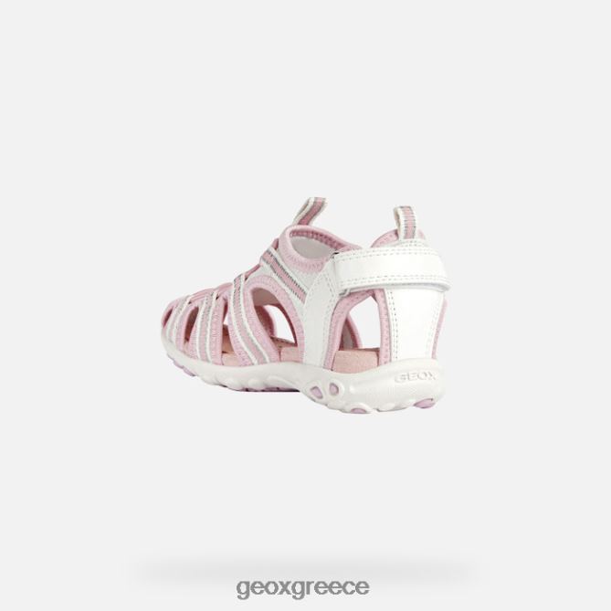 4DBLR01883 λευκό/ροζ Geox σανδάλι whinberry κορίτσι