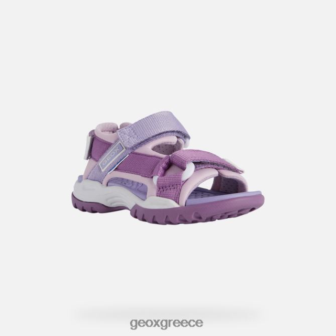 4DBLR01884 μωβ/ροζ Geox κοπέλα borealis