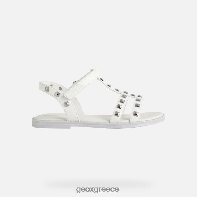 4DBLR01900 άσπρο Geox σανδάλι karly κορίτσι