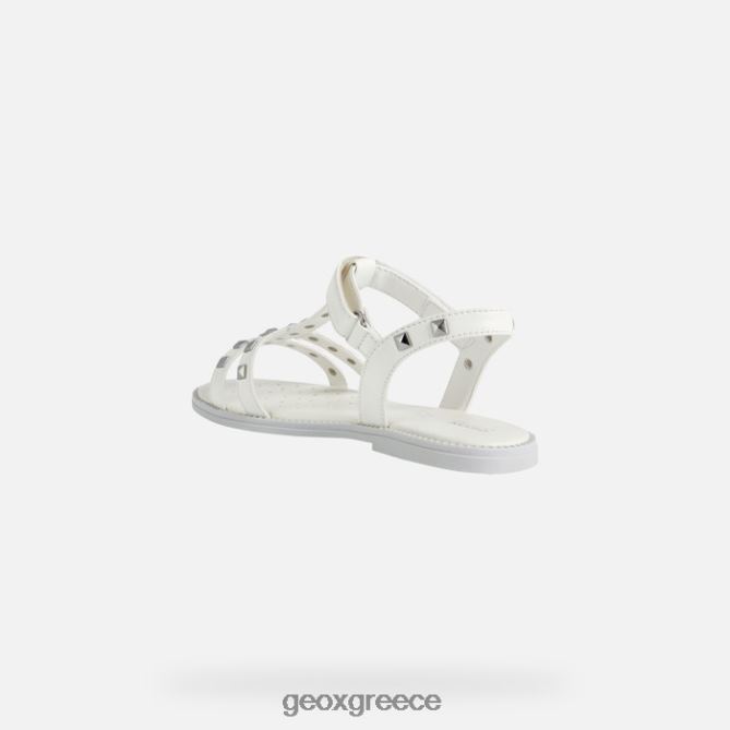 4DBLR01900 άσπρο Geox σανδάλι karly κορίτσι