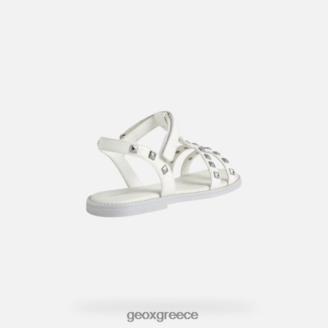 4DBLR01900 άσπρο Geox σανδάλι karly κορίτσι
