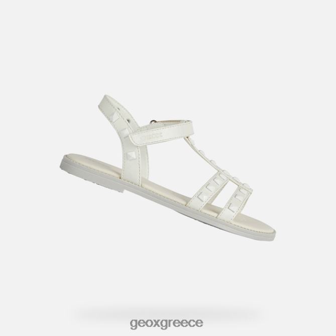 4DBLR01901 άσπρο Geox σανδάλι karly κορίτσι
