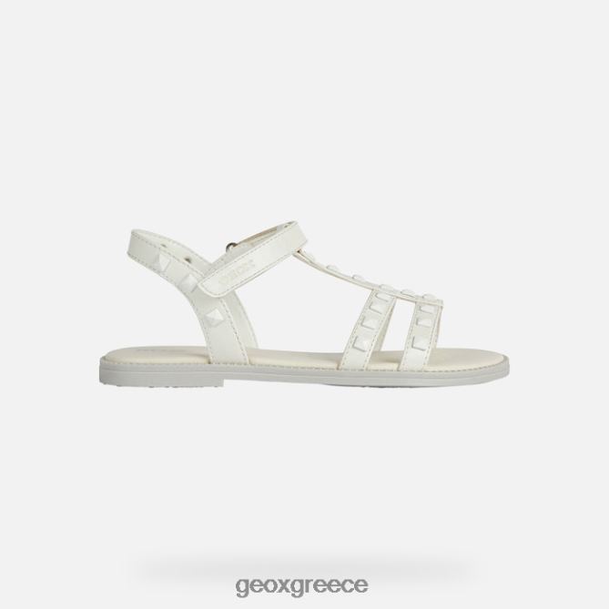 4DBLR01901 άσπρο Geox σανδάλι karly κορίτσι