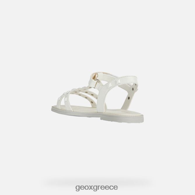 4DBLR01901 άσπρο Geox σανδάλι karly κορίτσι