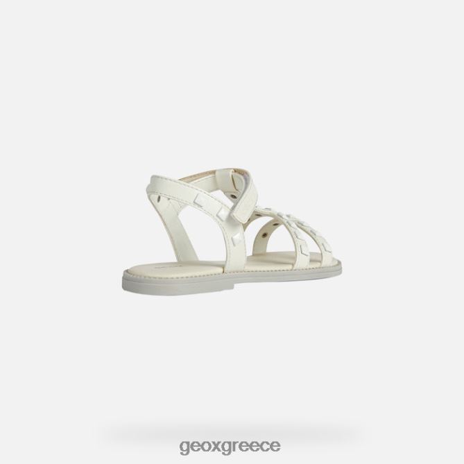 4DBLR01901 άσπρο Geox σανδάλι karly κορίτσι